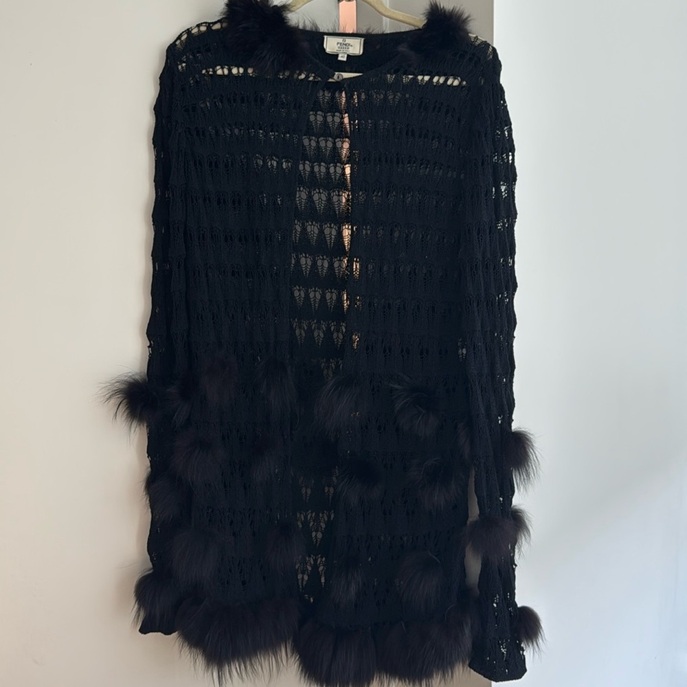 Vintage FENDI Fur Cardigan